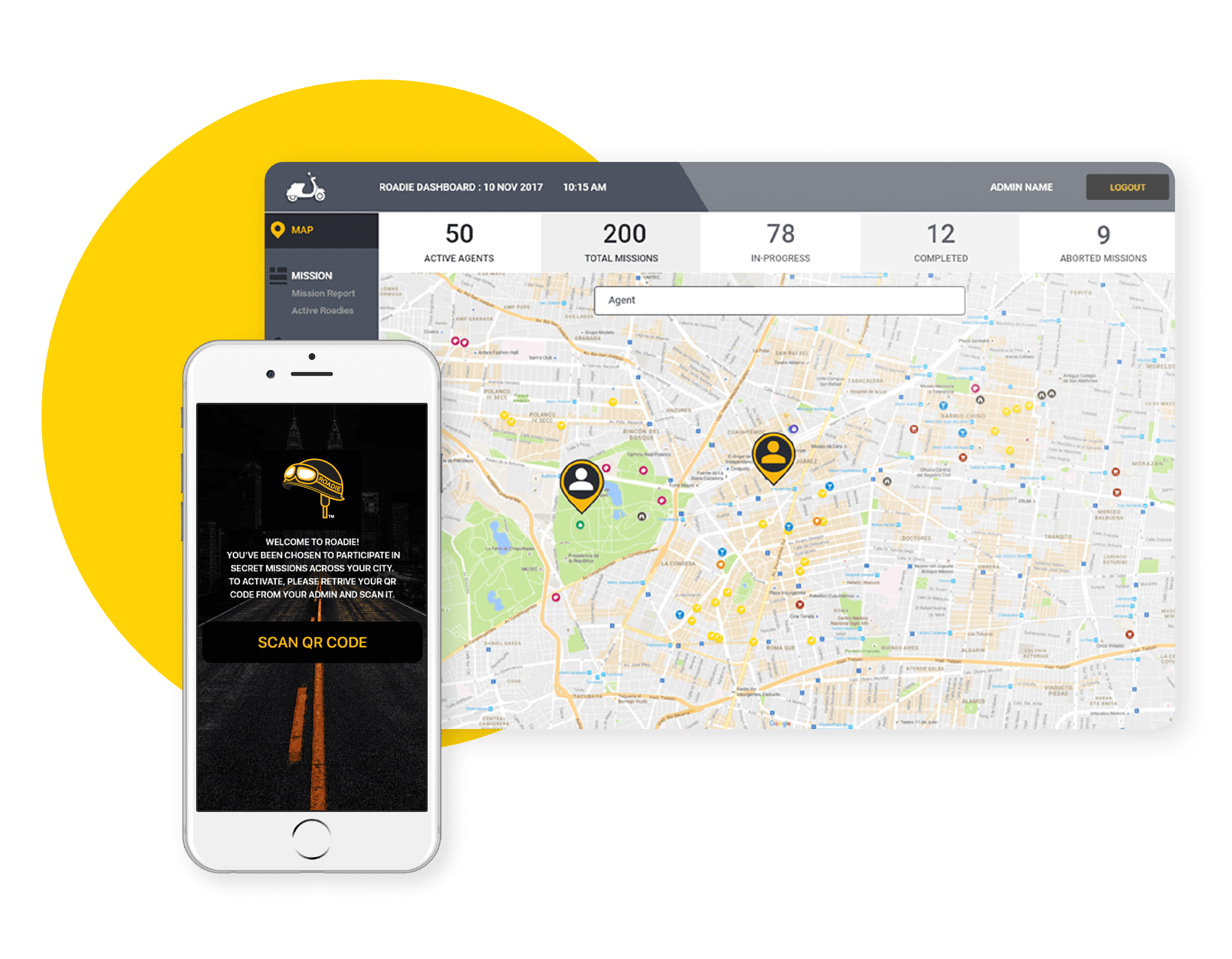 Roadie Field Visit Management System Roadie Field Visit Management System
